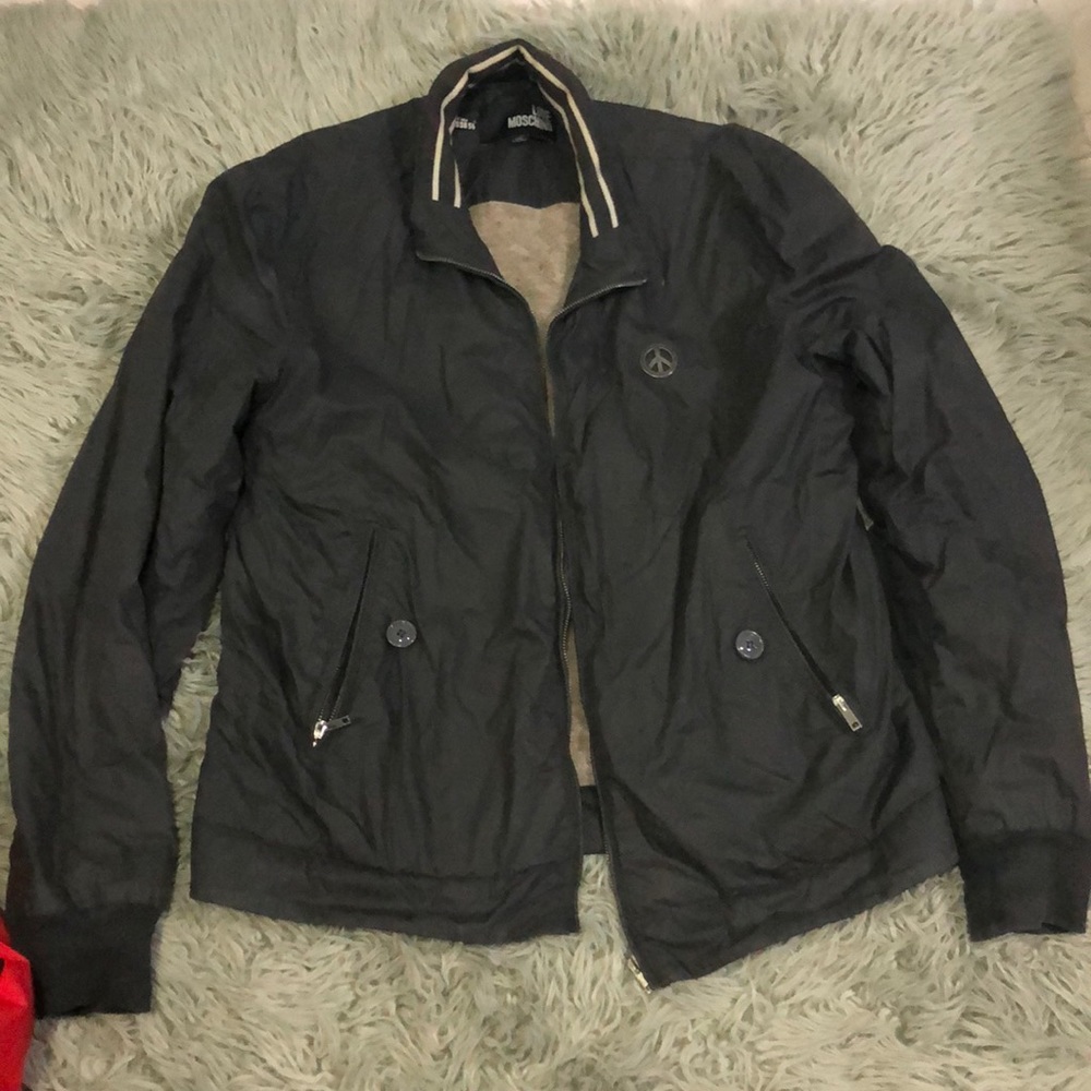 Love moschino bomber jacket ( sold on Mercari)